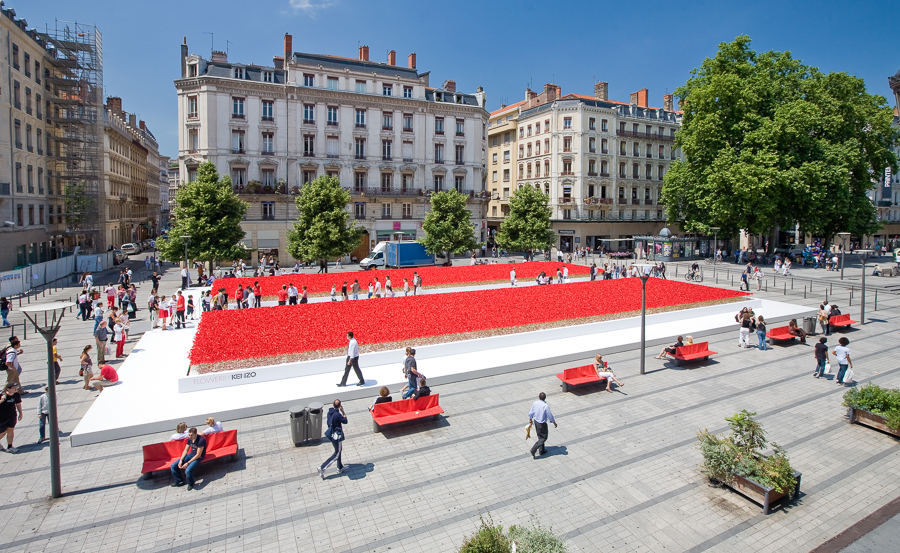KENZO - Communication Presse parfum Flower by Kenzo LYON 2009-4