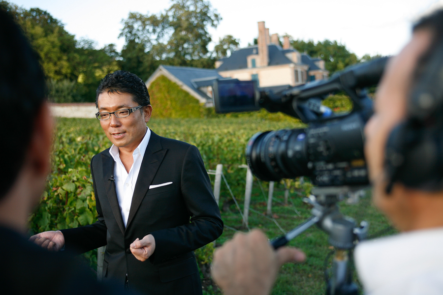 Tournage du documentaire -Champagne Francais- 2009-1